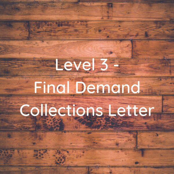 Final Demand Collections Letter